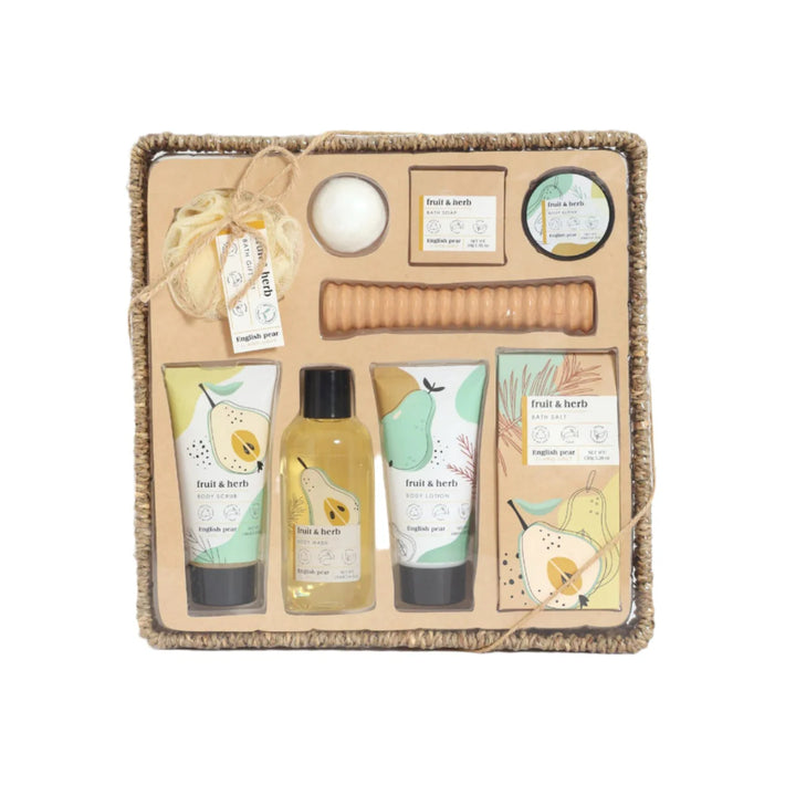 Fruit & Herb Basket Bath Gift Set