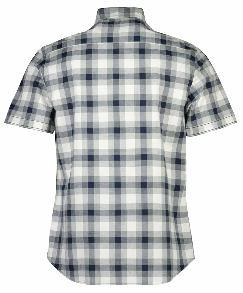 Short Sleeve Slub Check Shirt