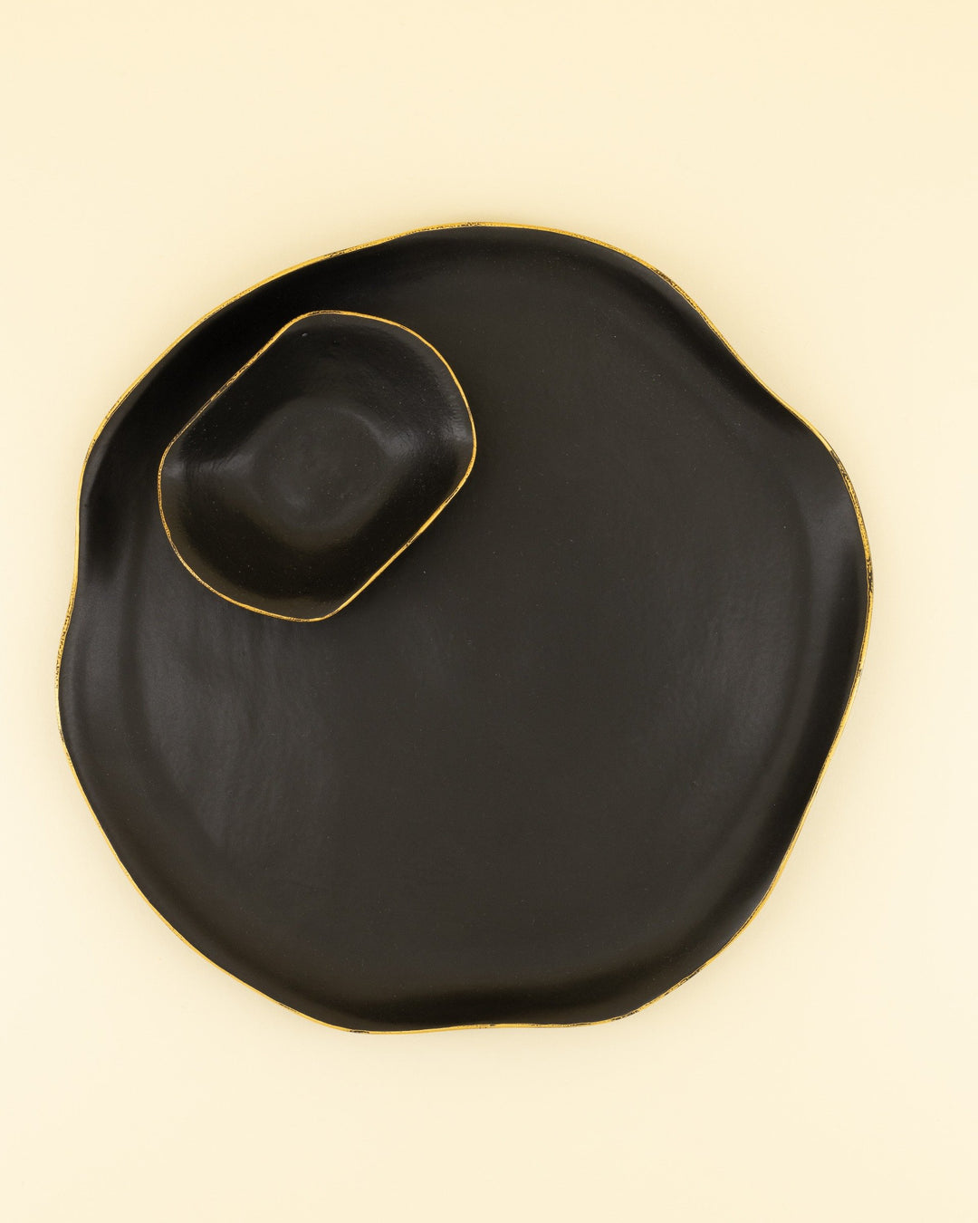 Wavy Rim Platter And Bowl Set