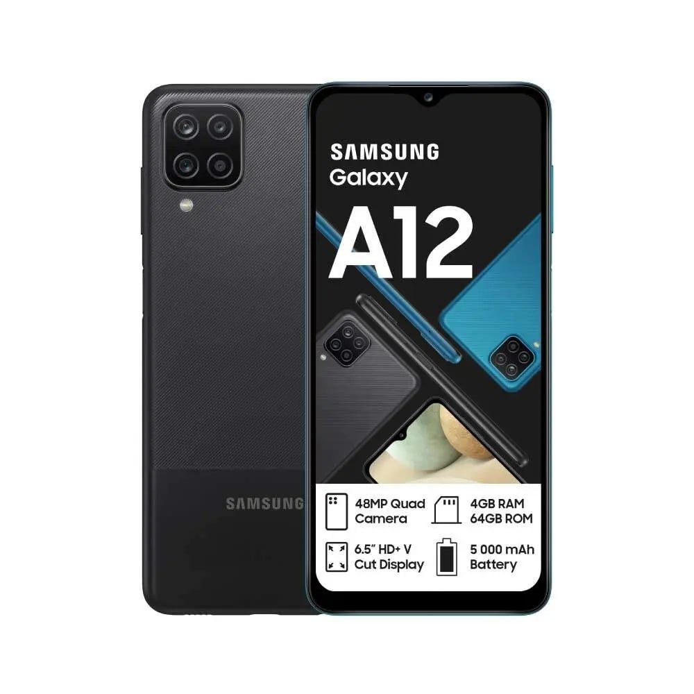 Galaxy A12 Dual Sim Cellphone - Black
