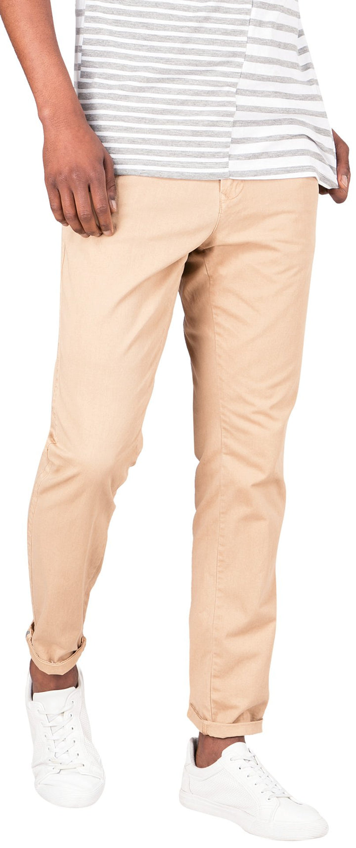 Beige Fashion Chino Pants