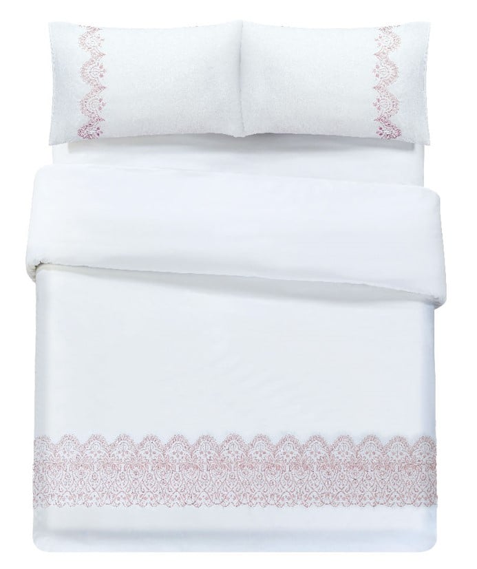 Chatham Duvet Cover - Blush
