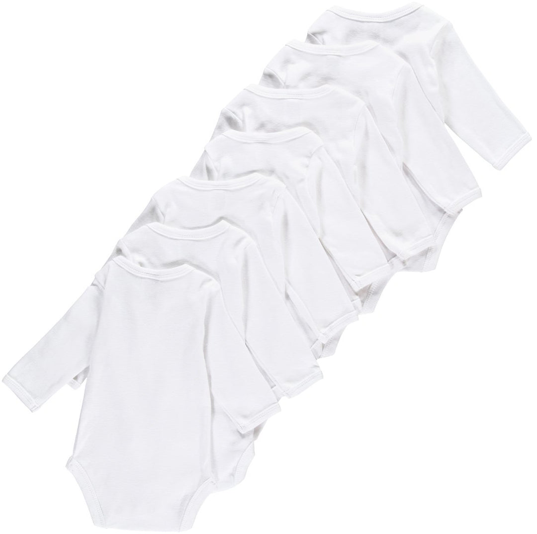 White 7 Pack Body Vests