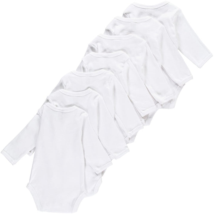 White 7 Pack Body Vests