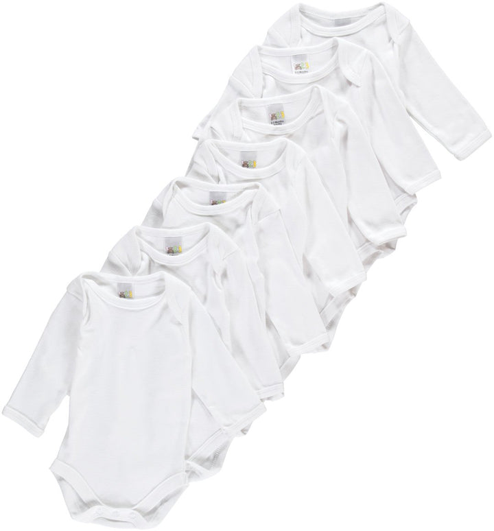 White 7 Pack Body Vests