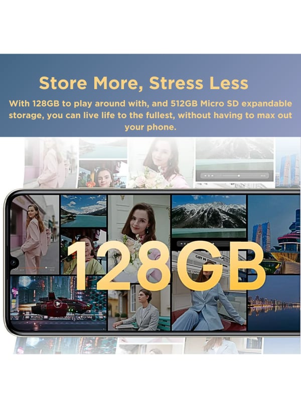 Nova Y71 128GB Dual Sim Black Cellphone