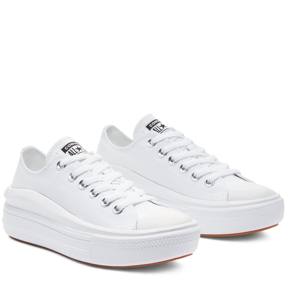 Ladies Chuck Taylor All Star Move Sneaker - White