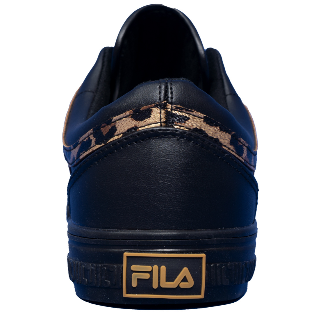 Ladies-Classic Border Leopard Print Sneaker