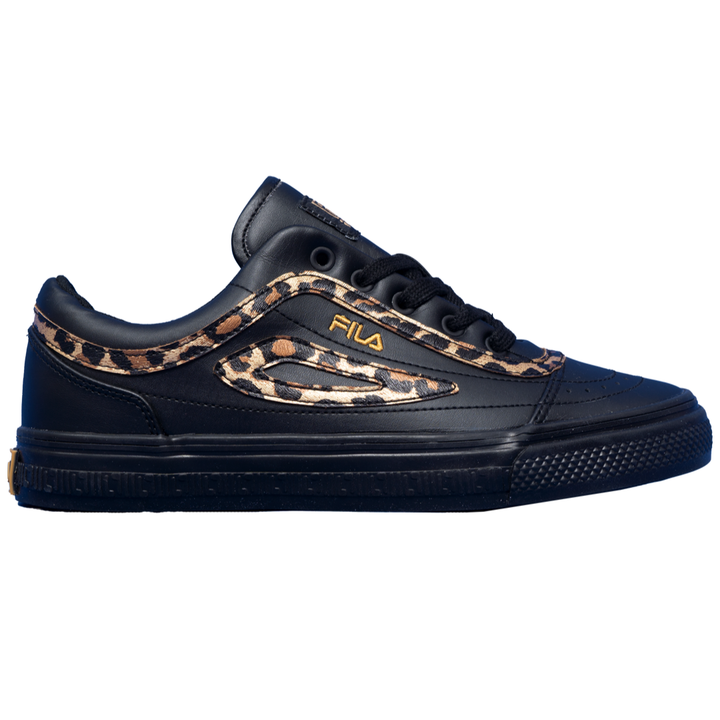 Ladies-Classic Border Leopard Print Sneaker