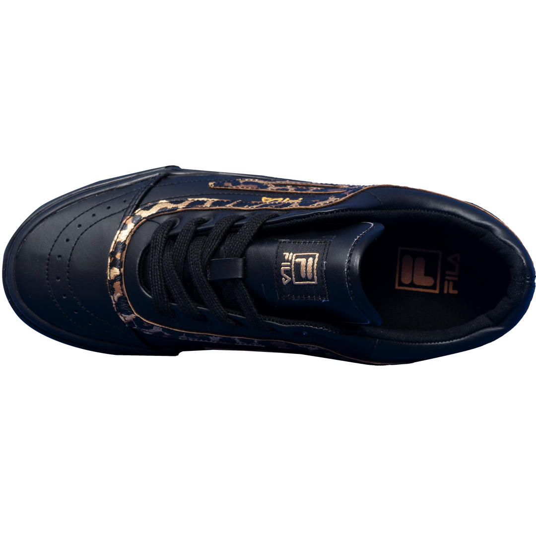 Ladies-Classic Border Leopard Print Sneaker