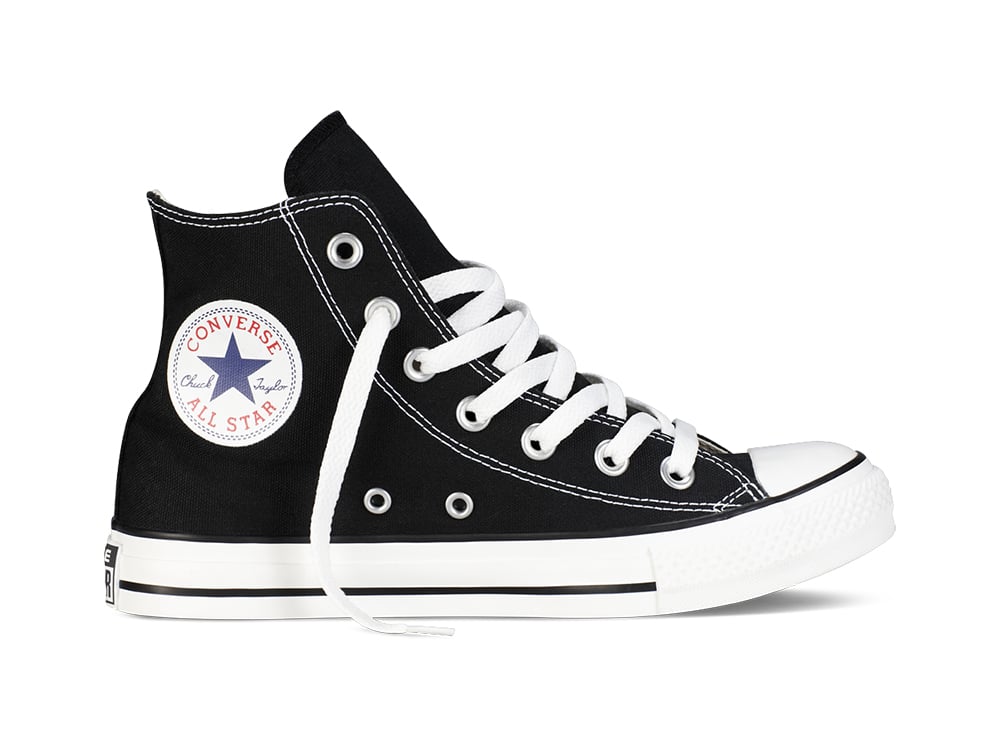 Ladies All Star Core High  Top Sneaker - Black