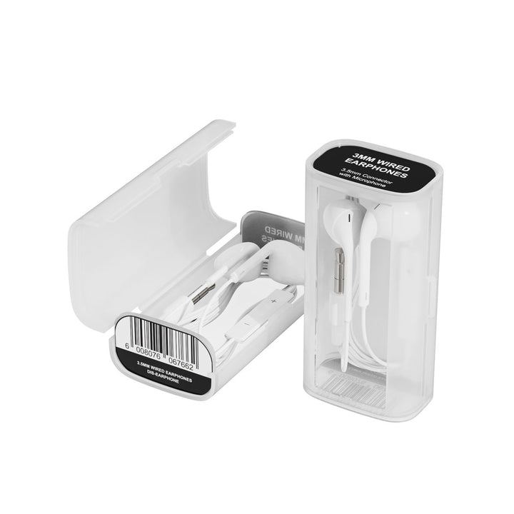 Lite 3.5mm Wired White Earphones