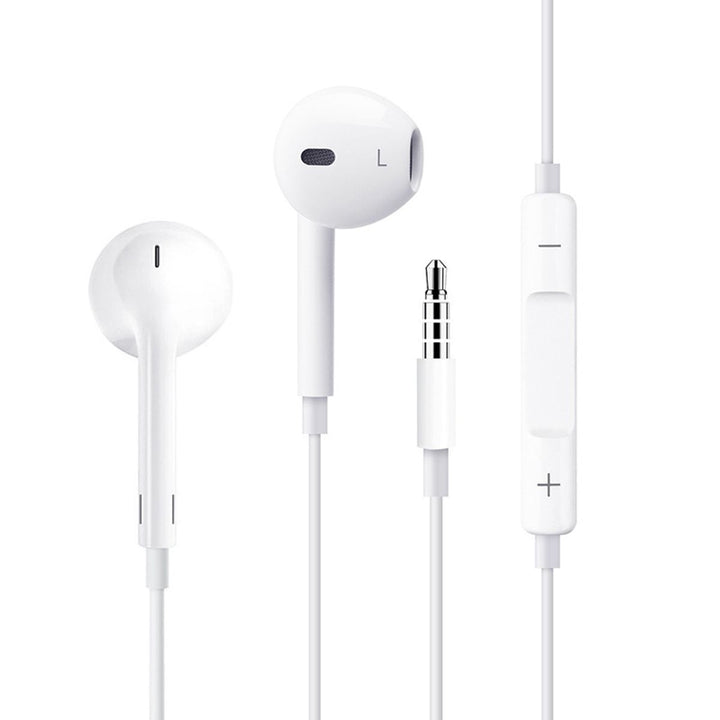 Lite 3.5mm Wired White Earphones