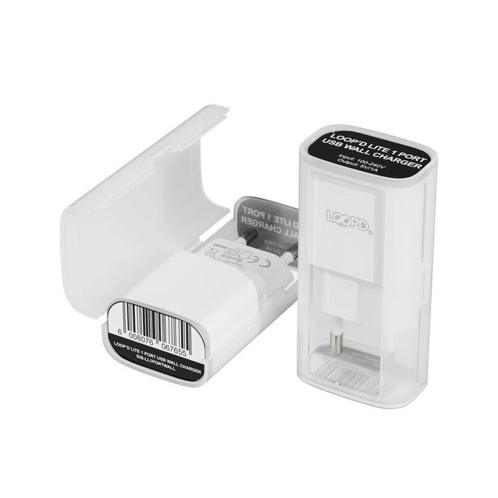 Lite 1 Port Usb White Wall Charger