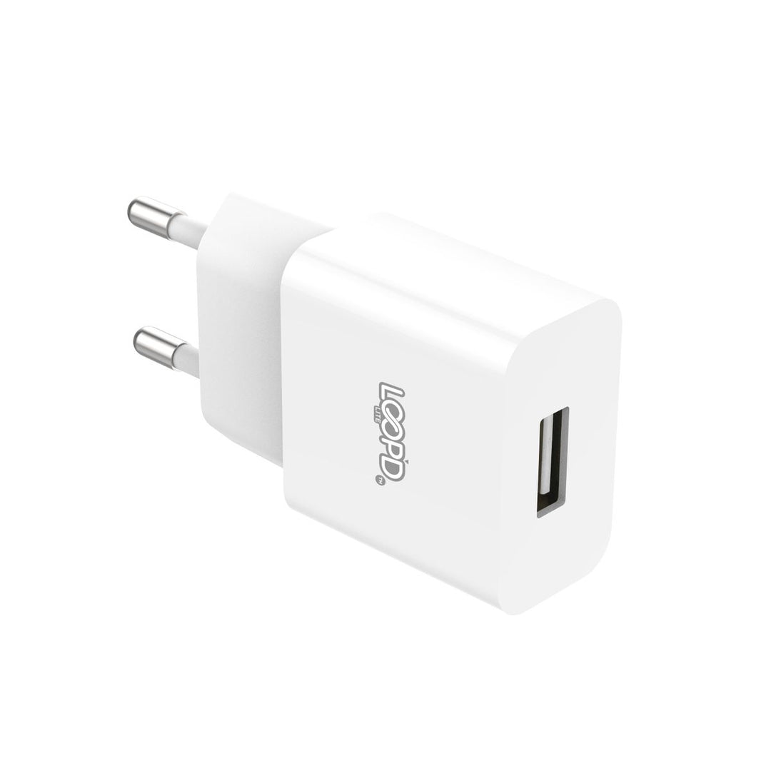 Lite 1 Port Usb White Wall Charger
