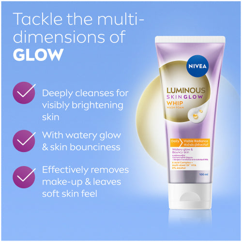 Nivea Face Luminous630 Whip Foam 100Ml