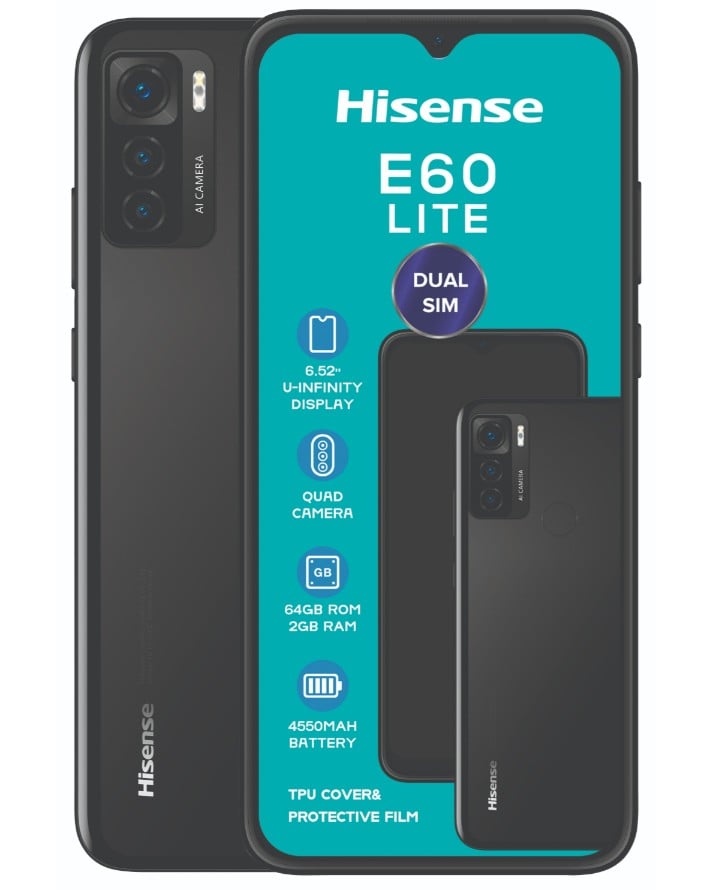 E60 Lite Black Cellphone