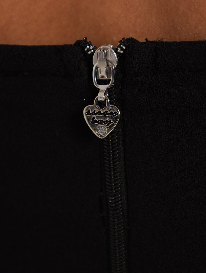 Ladies More Drama Skater Dress - Black