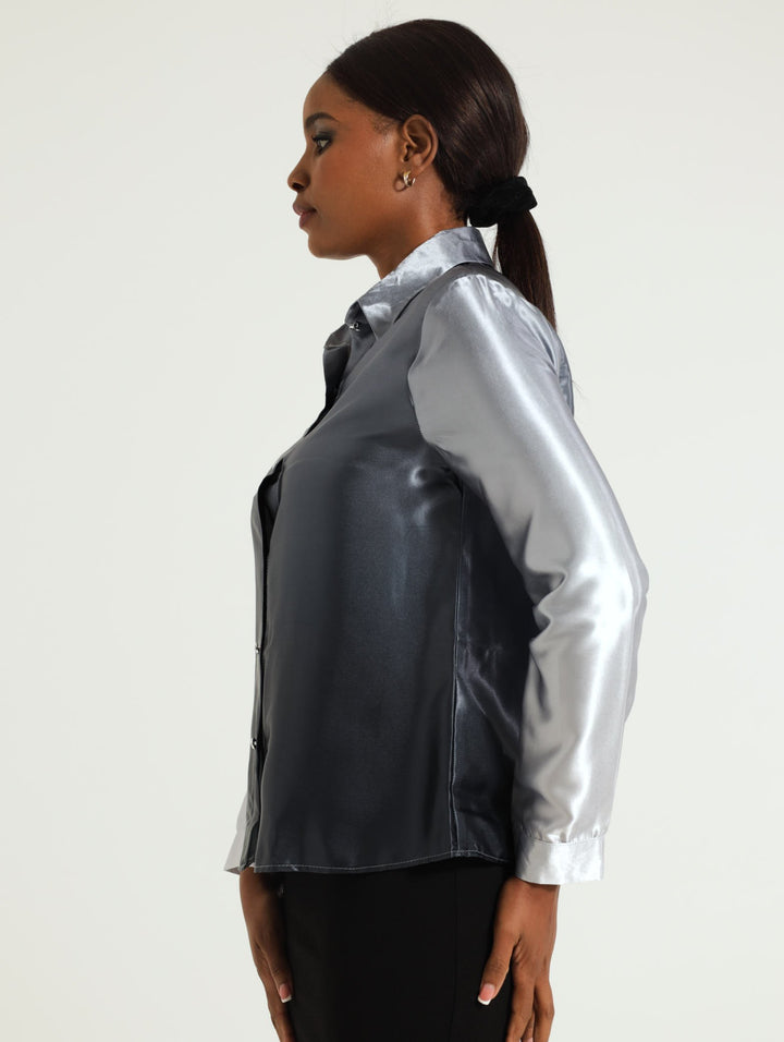 Satin Ombre Shirt