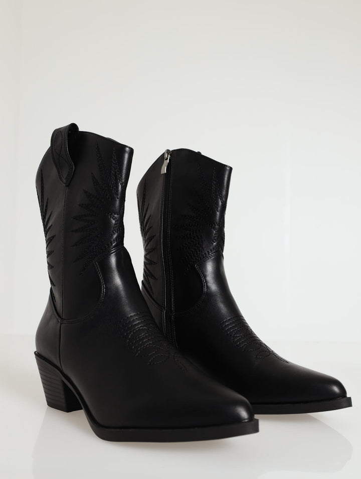 Cowboy Boot - Black