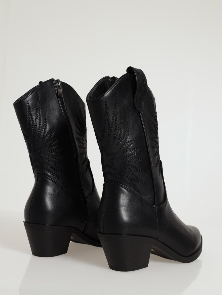 Cowboy Boot - Black