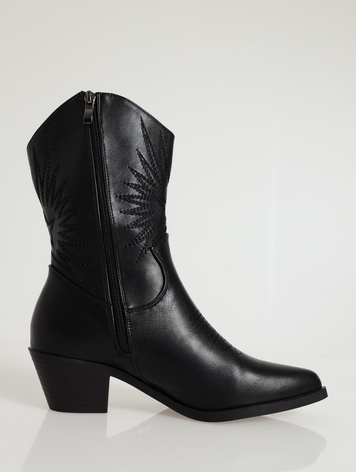 Cowboy Boot - Black