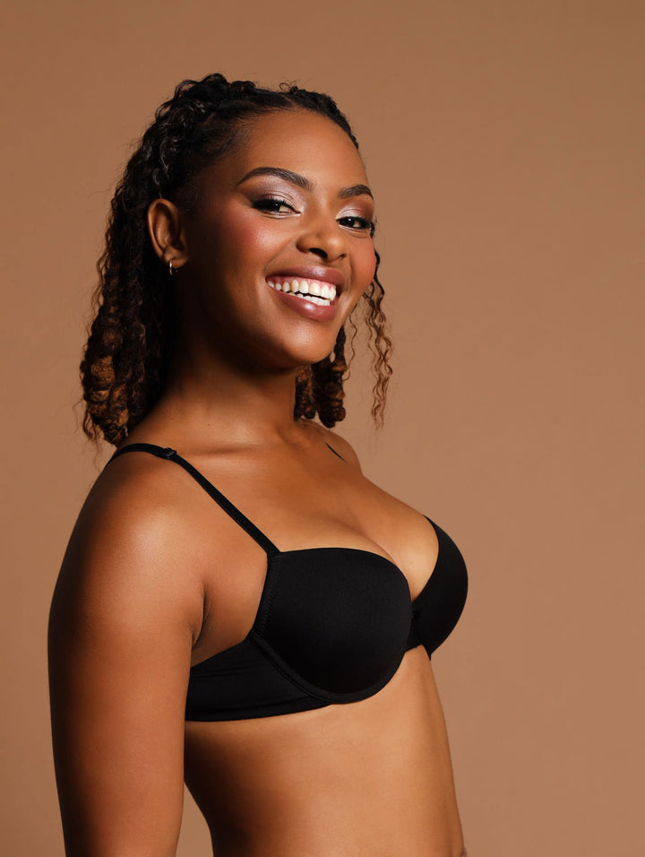 2 Pack T-Shirt Bra - Cocoa/Black