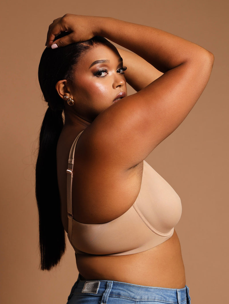 Soft Touch Minimiser Bra - Beige