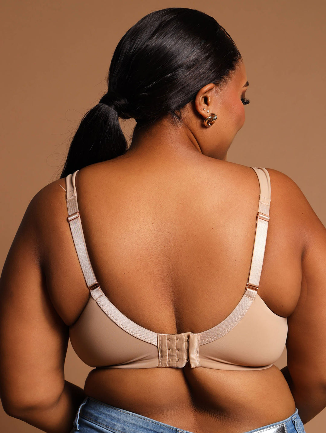 Soft Touch Minimiser Bra - Beige