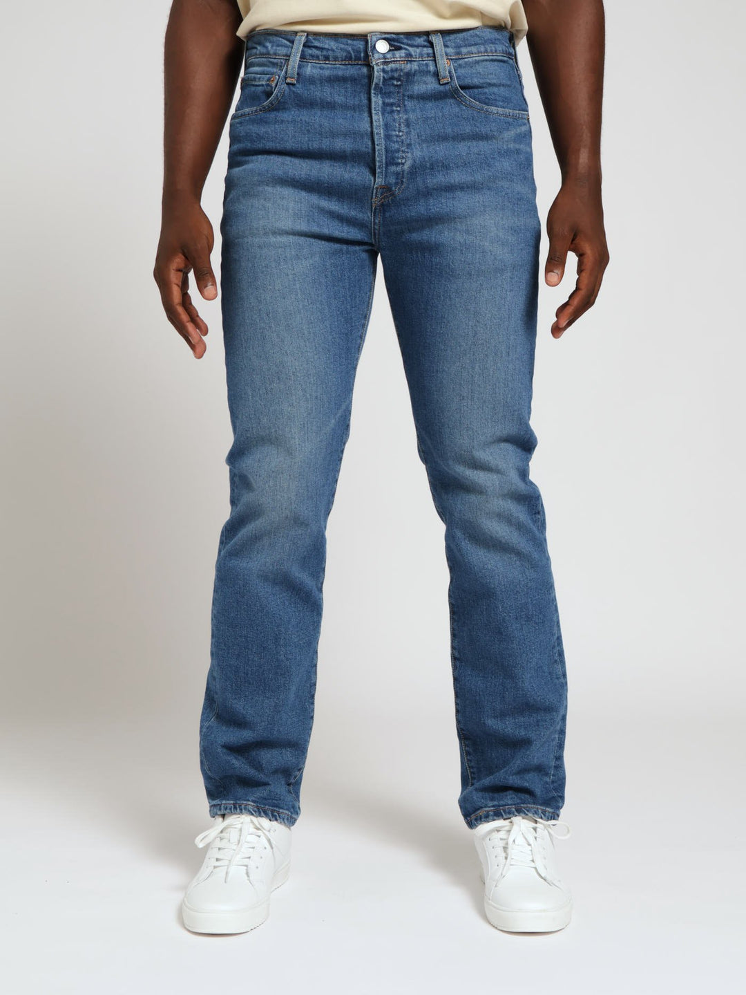 Mens 501® Original Rough Grades Denim Jean Medium Wash – Edgars