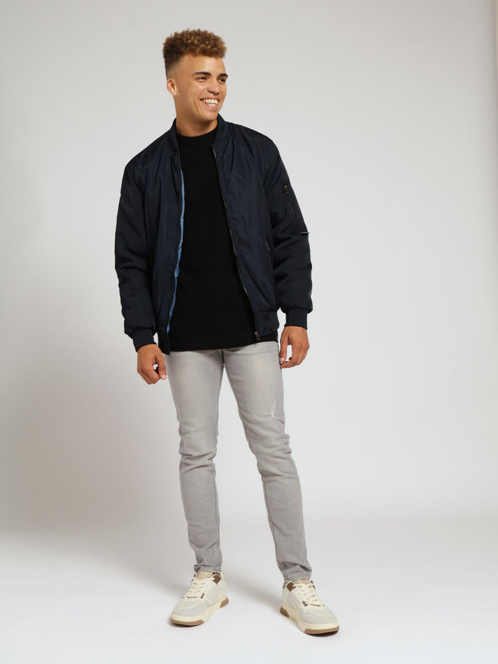 Bomber Jacket - Navy