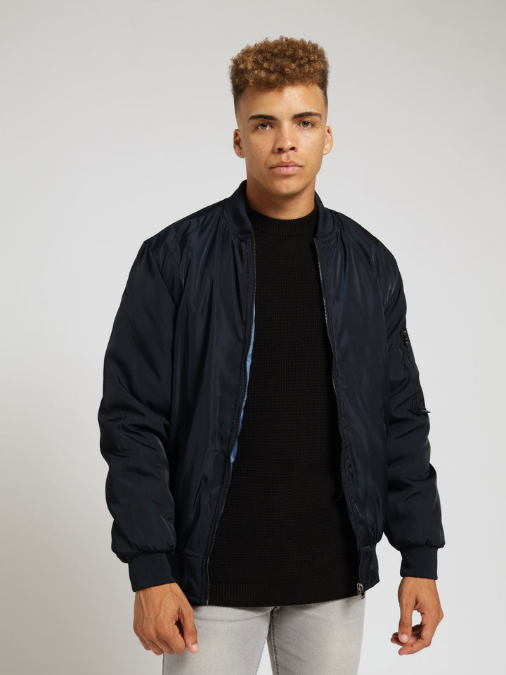 Bomber Jacket - Navy