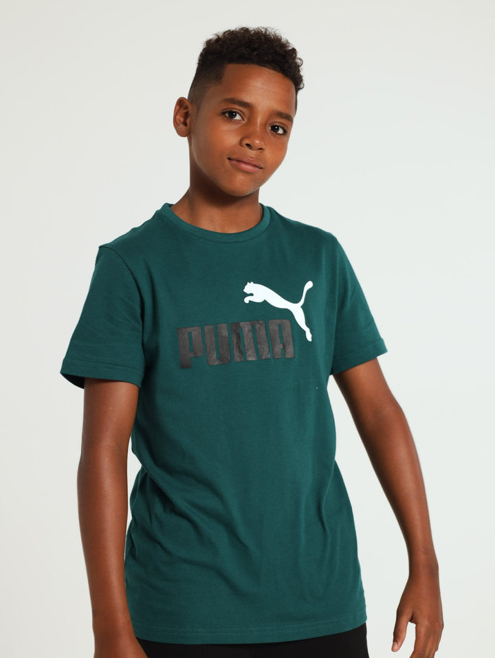 2 Color Logo Tee - Teal