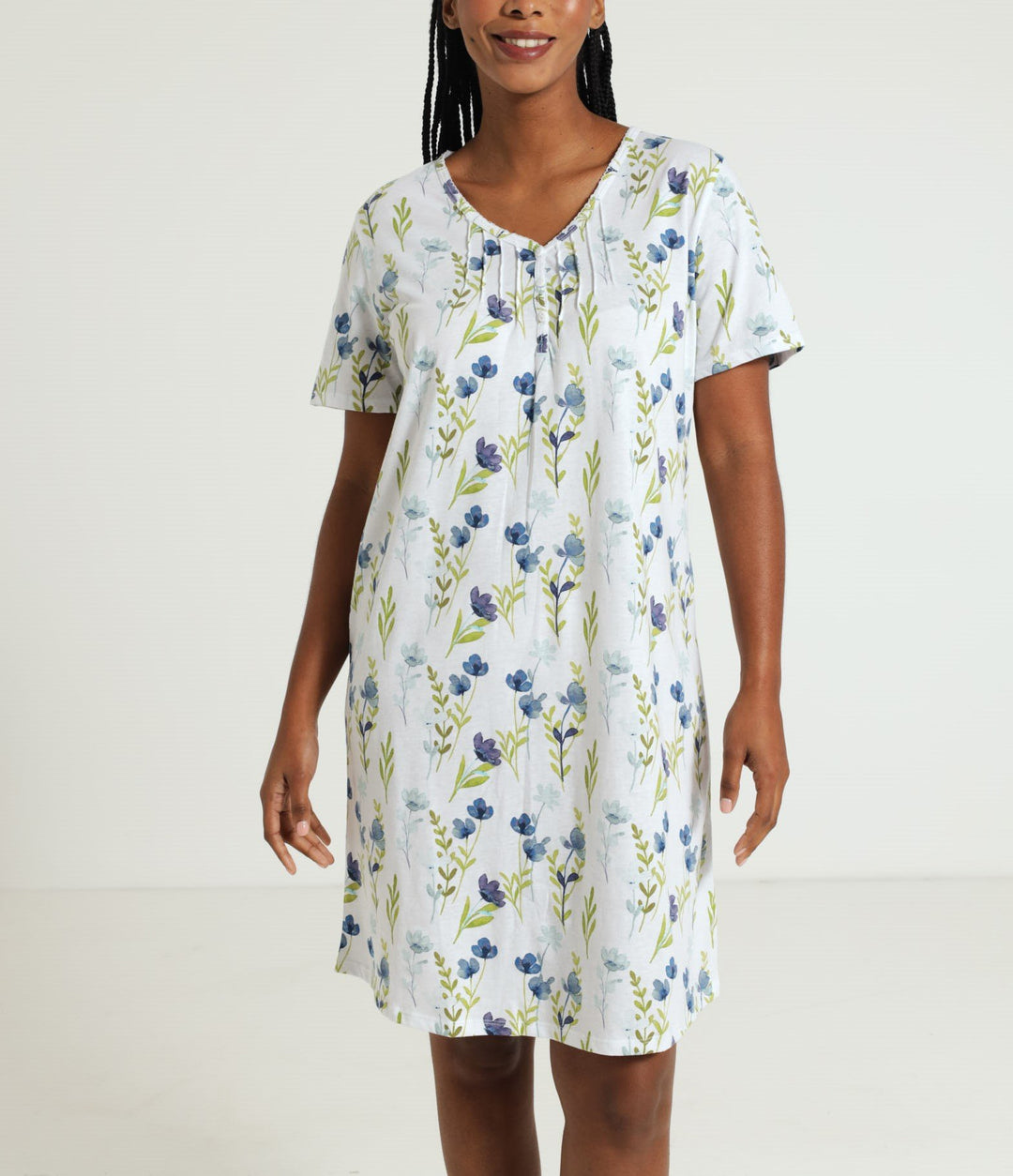 2 Pack Night Dress - Blue