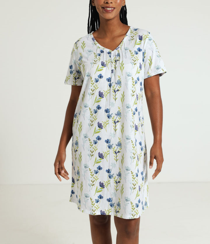 2 Pack Night Dress - Blue