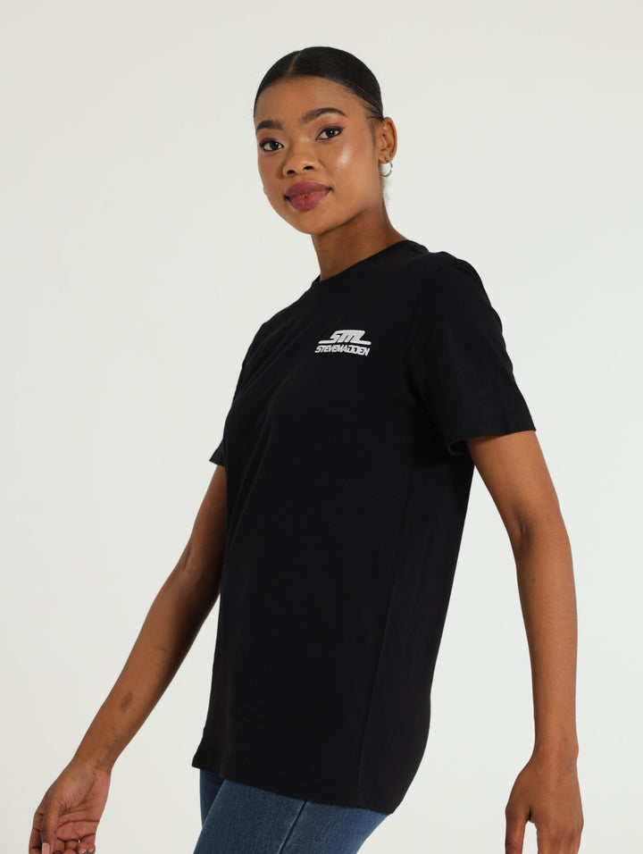 Noah Crew Neck Logo Tee - Black