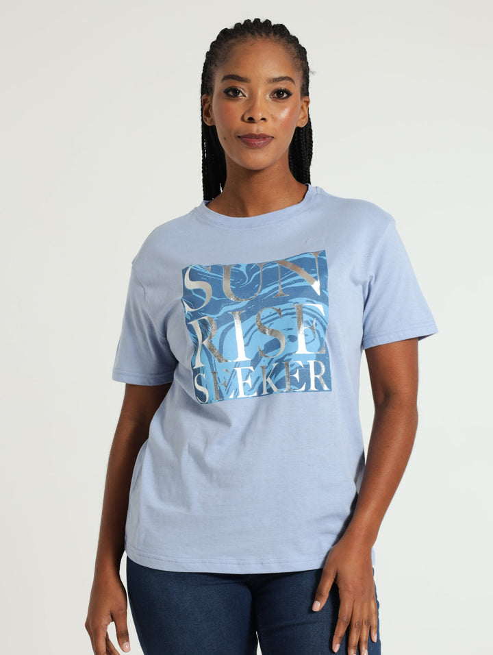 Regular Tee - Periwinkle