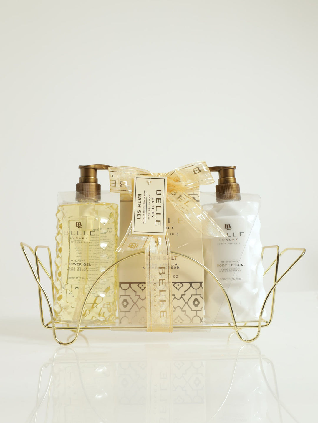 Luxury Belle Warm Vanilla Bath Set Trio