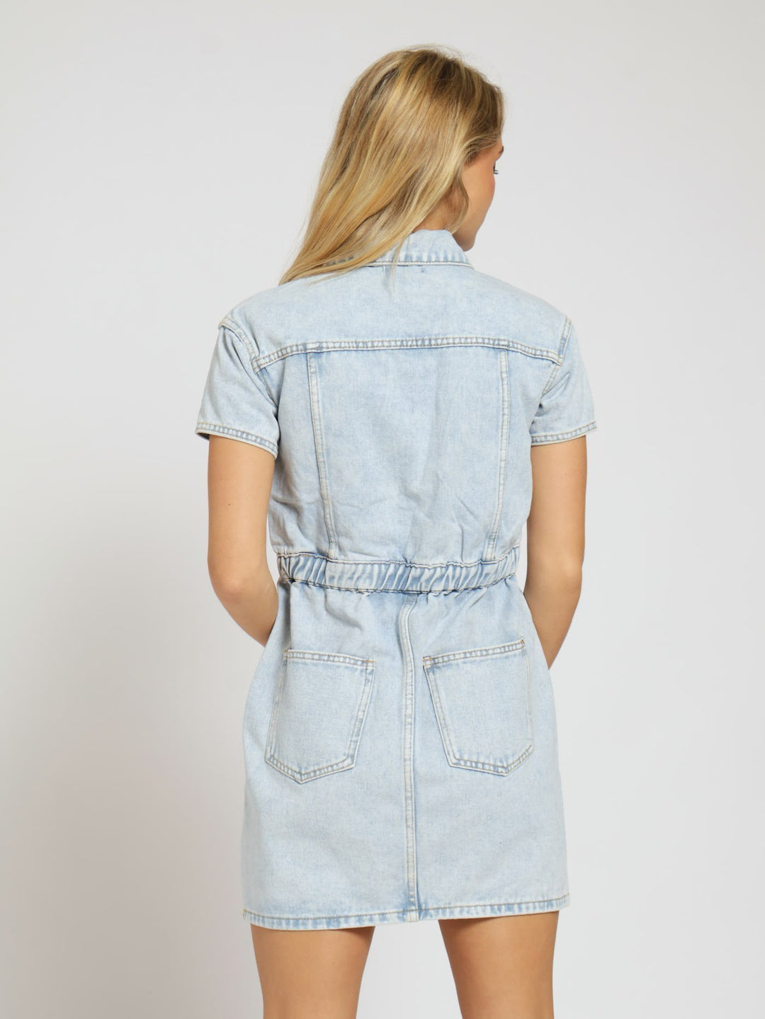 Denim Dress - Salty Light Wash