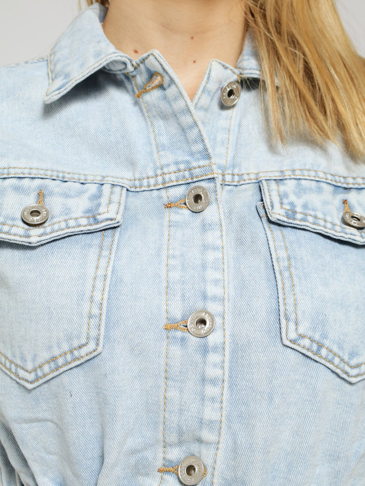 Denim Dress - Salty Light Wash