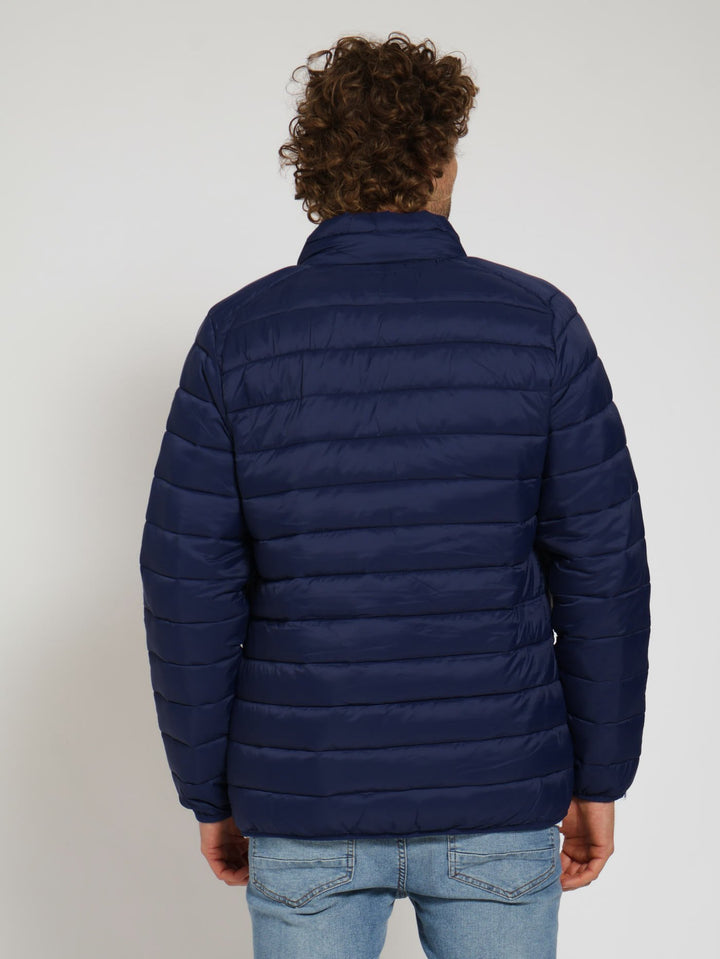 Basic Puffer Jacket - Navy