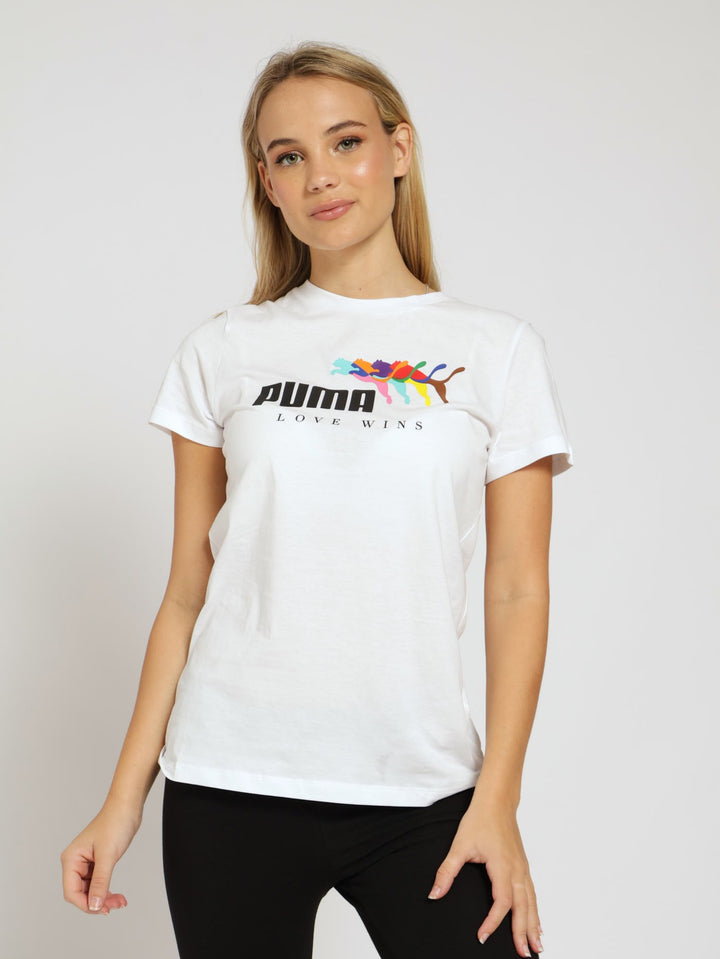 Love Wins Tee - White