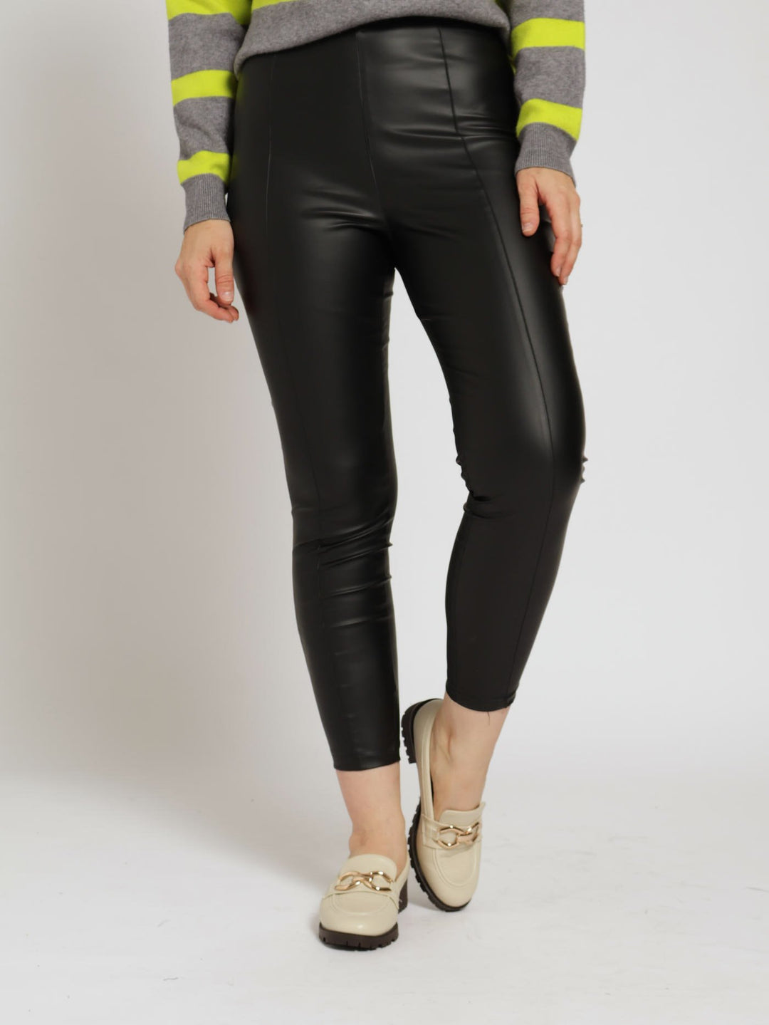 Pu Leggings - Black
