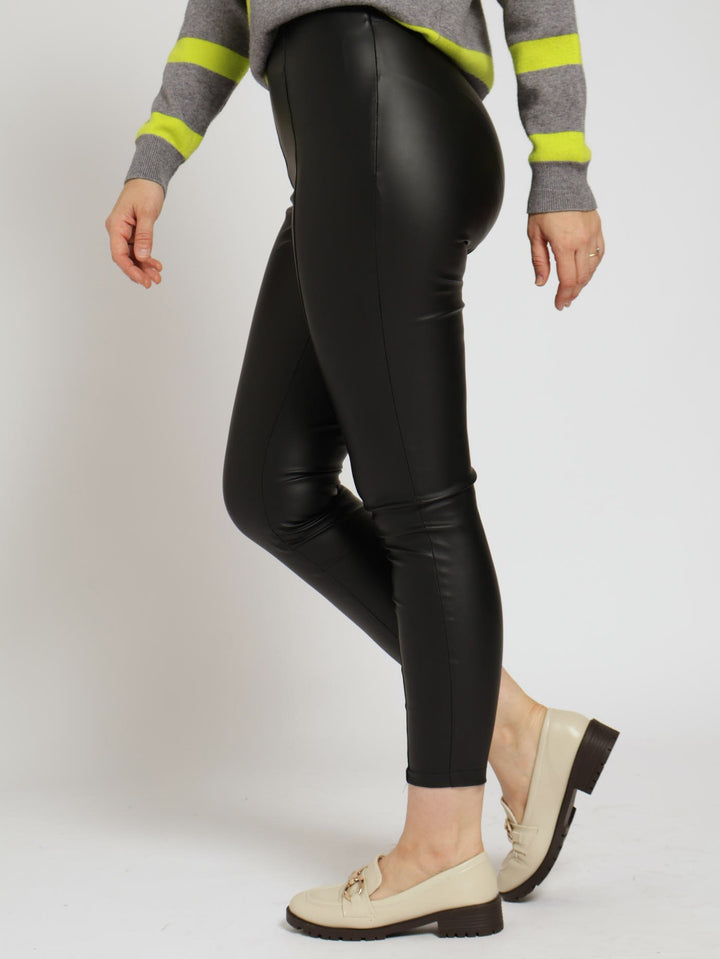 Pu Leggings - Black