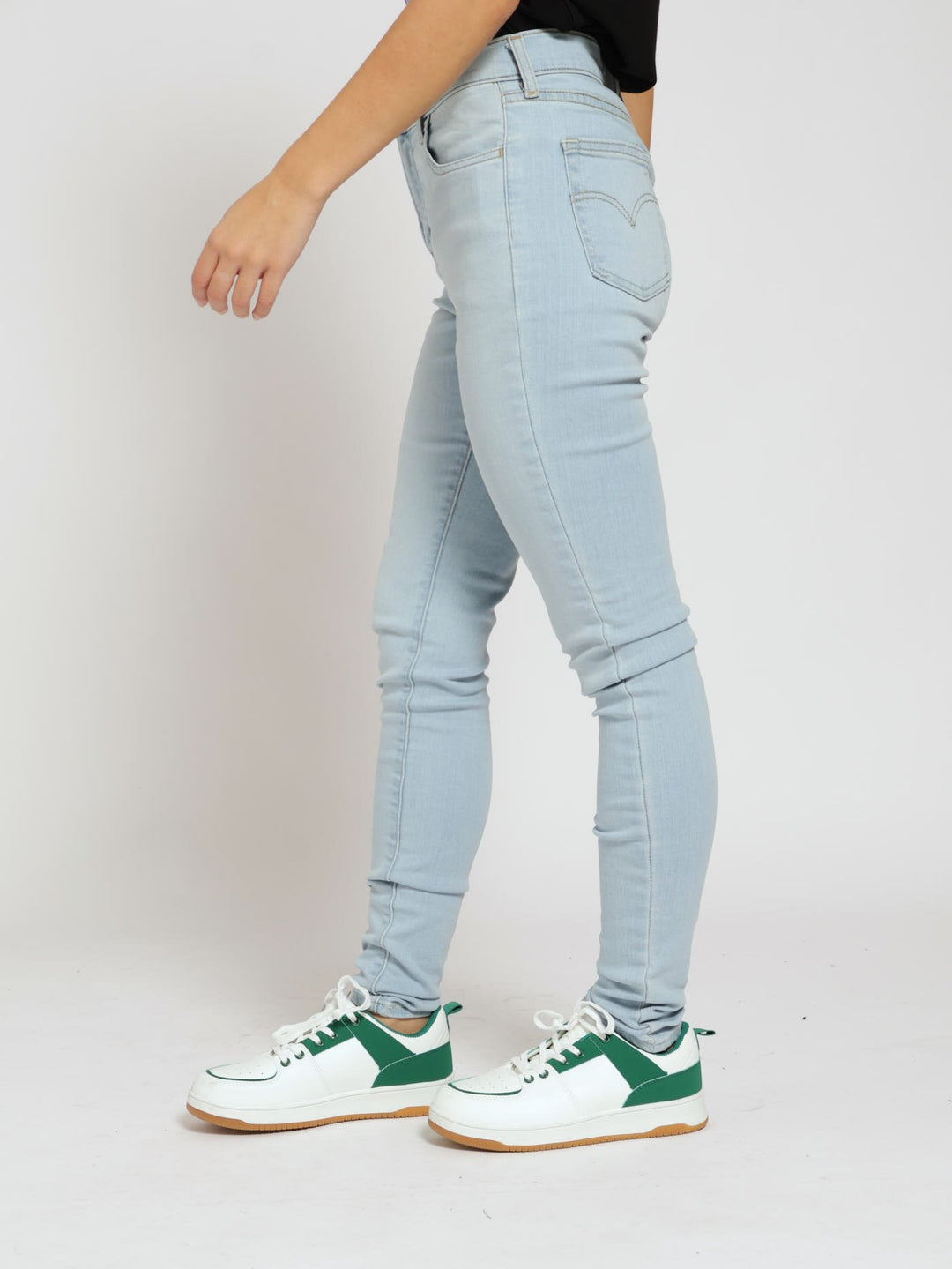 720 Hi-Rise Superskinny Surface Water Denim Jean - Acid Wash