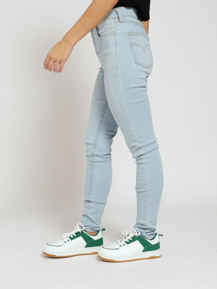 720 Hi-Rise Superskinny Surface Water Denim Jean - Acid Wash