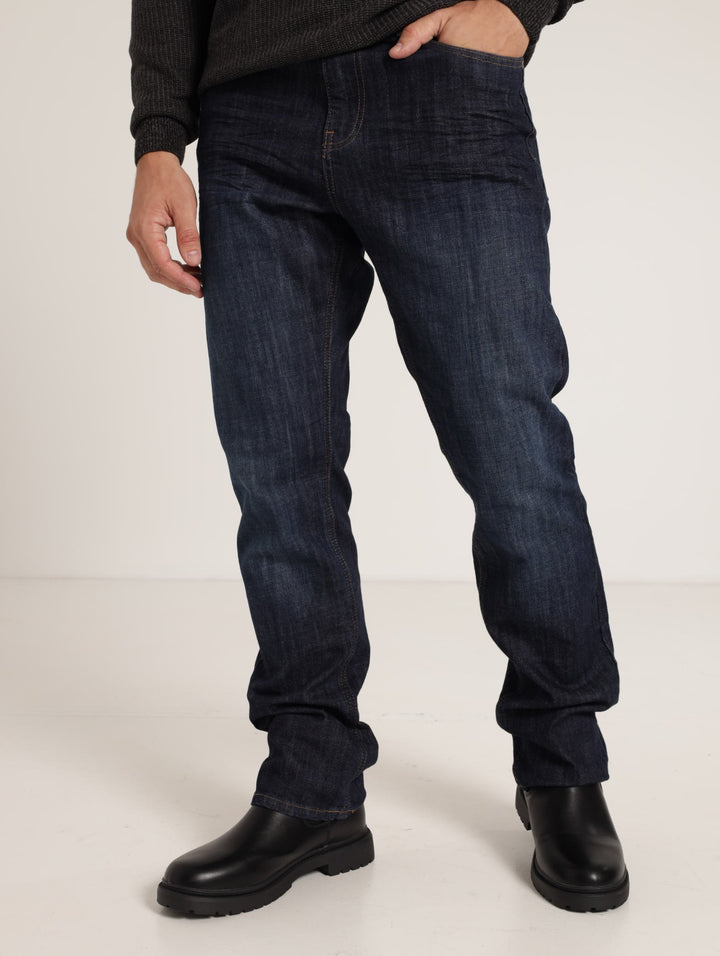 Men's J & J Straight Fit Denim Jean - Blue