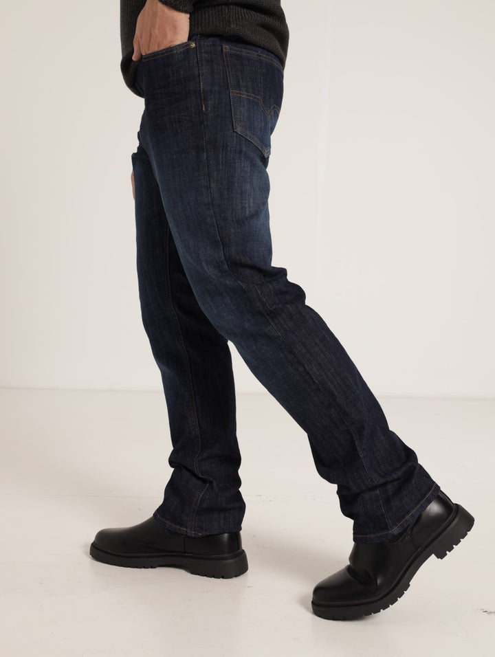 Men's J & J Straight Fit Denim Jean - Blue