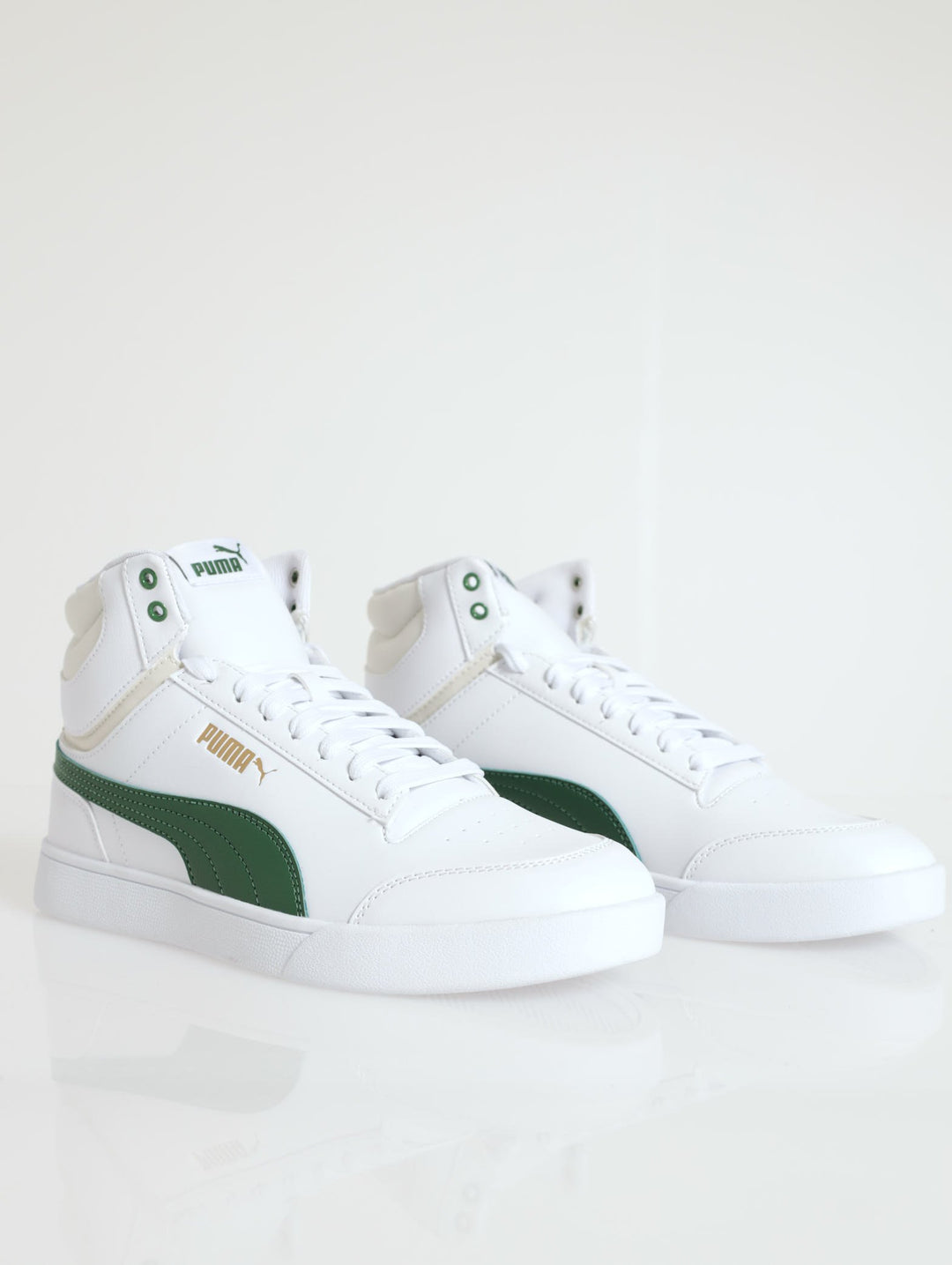 Puma Sky Ii Hi Green With Outfit Puma Sky Hi Gray White Hidden