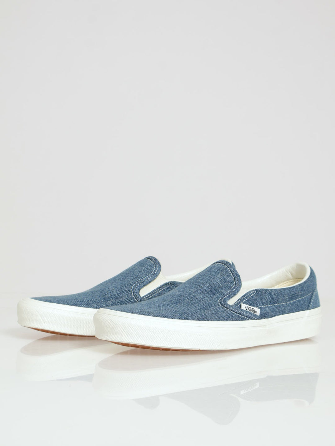 Slip-On Vulcanised Sneaker - Denim